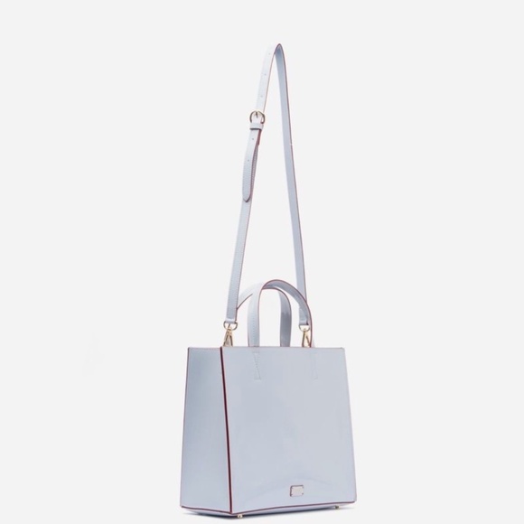 Frances Valentine Margo Vegan Tote Starlight Blue Beautiful Tote Bag L/N - Picture 2 of 8